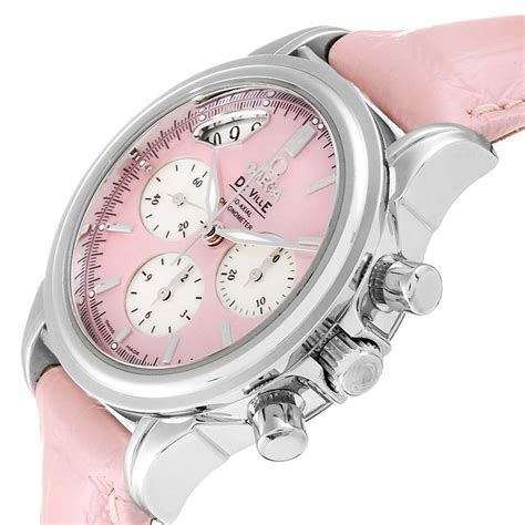 omega women's pink watch